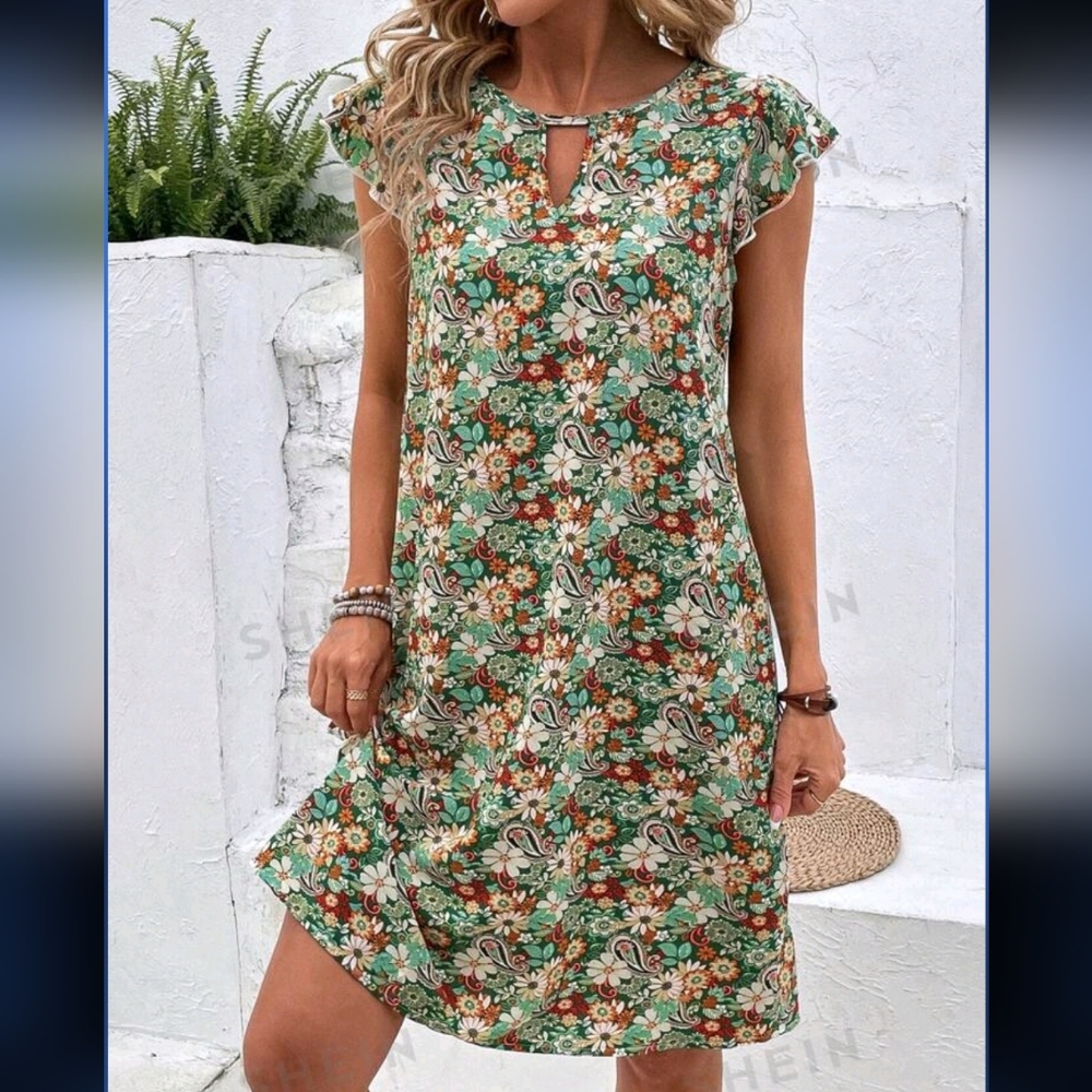 Emery Rose Womens Vacation Style Summer Dress size large